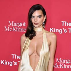 Emily Ratajkowski attends The King's Trust 2024 Global Gala at Cipriani South Street on May 02, 2024...