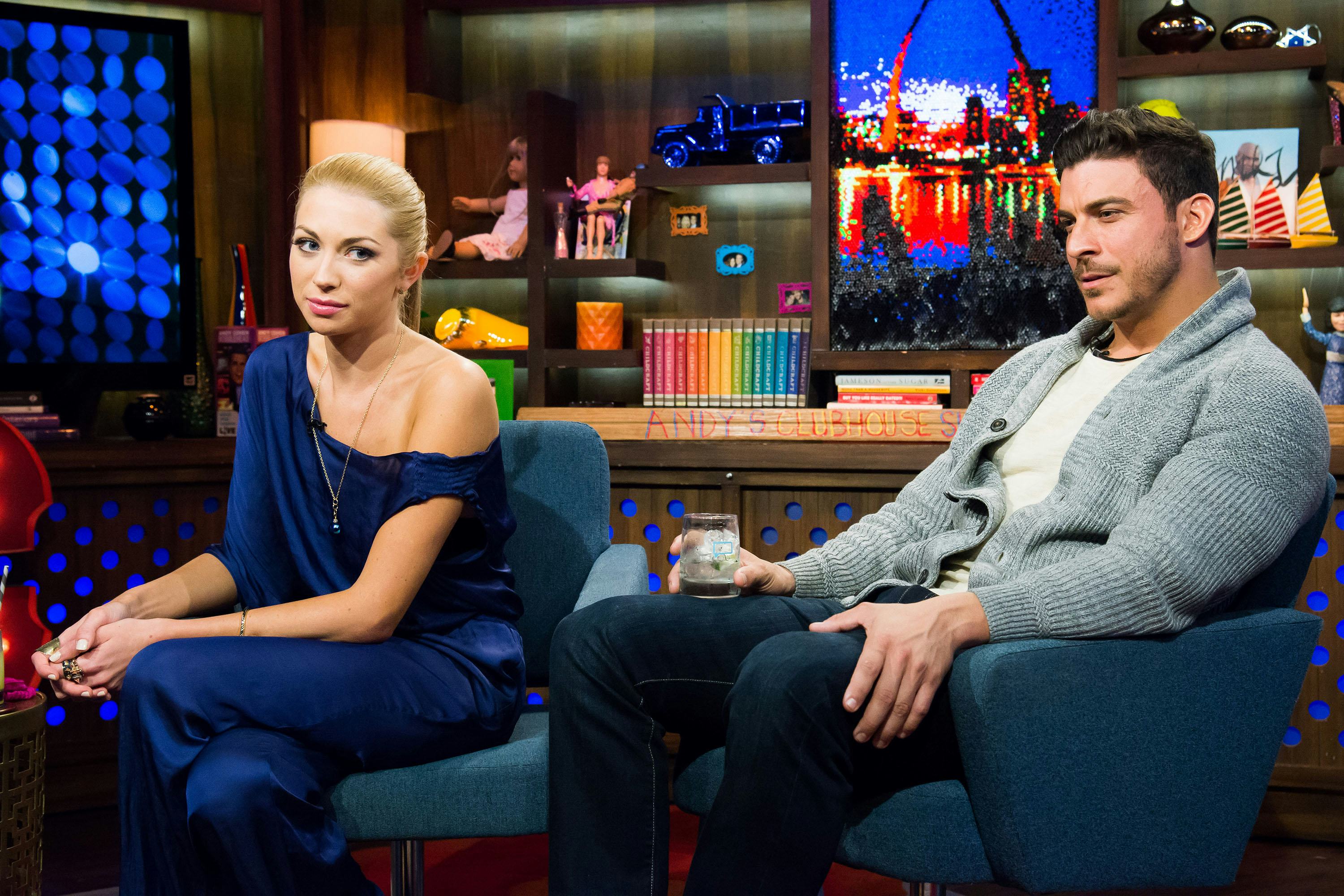 Stassi Schroeder and Jax Taylor on Watch What Happens Live