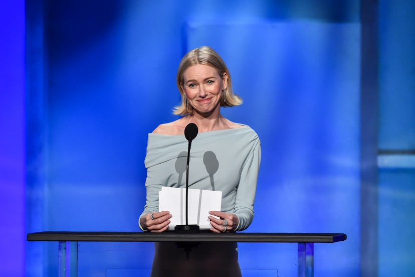 Naomi Watts recalled an awkward audition with a well known actor.