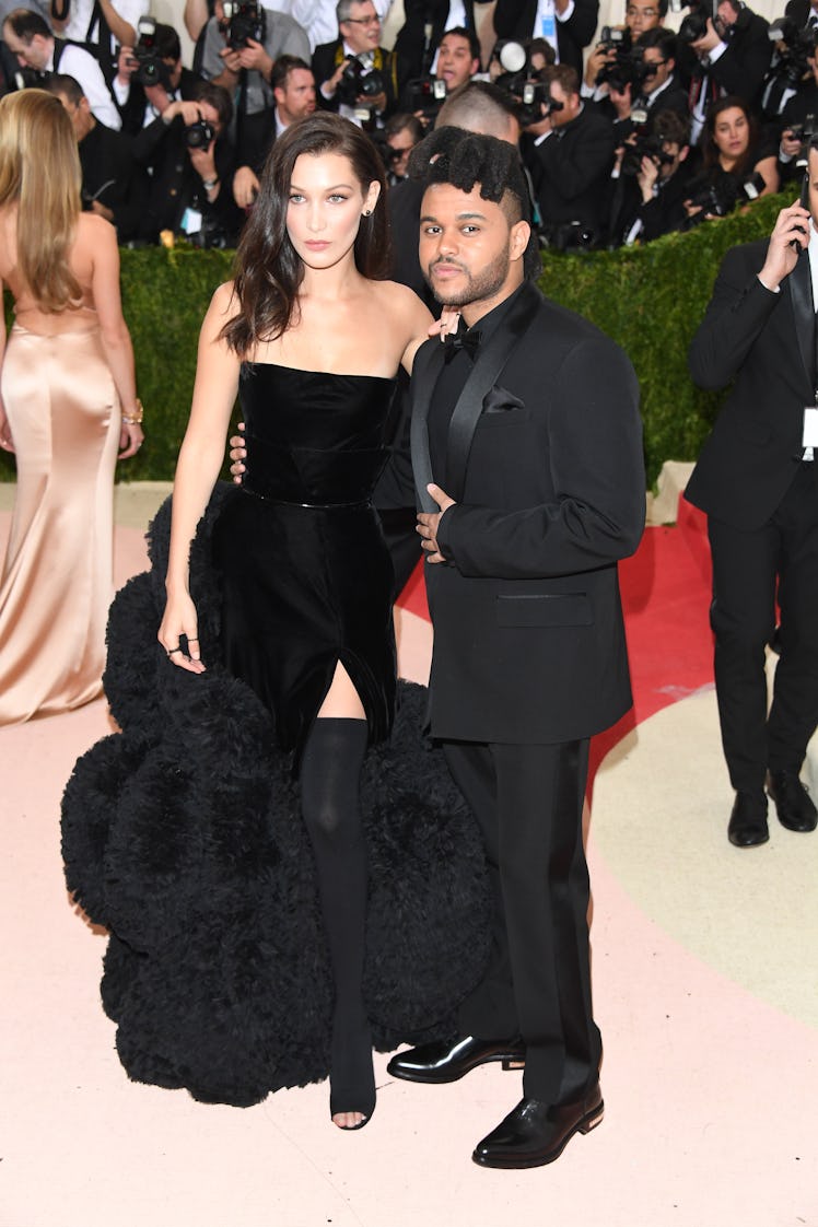 Bella Hadid  and The Weeknd attend the 'Manus x Machina: Fashion In An Age Of Technology' 