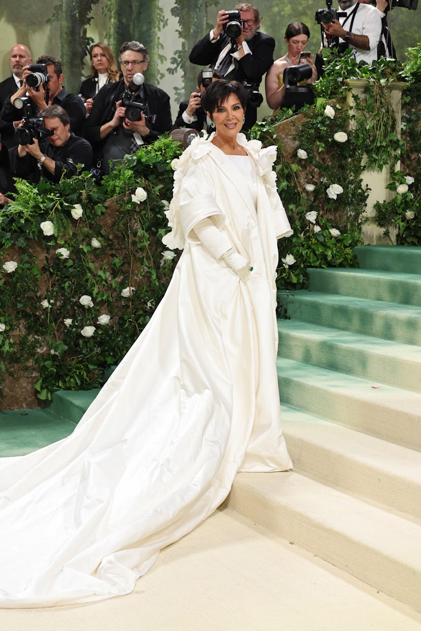 NEW YORK, NEW YORK - MAY 06: Kris Jenner attends The 2024 Met Gala Celebrating "Sleeping Beauties: R...
