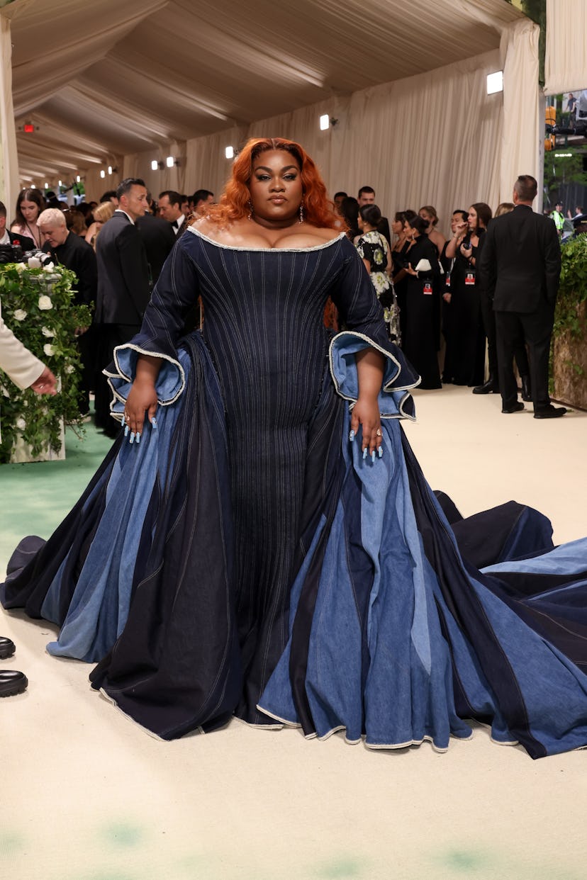 NEW YORK, NEW YORK - MAY 06: Da'Vine Joy Randolph attends The 2024 Met Gala Celebrating "Sleeping Be...