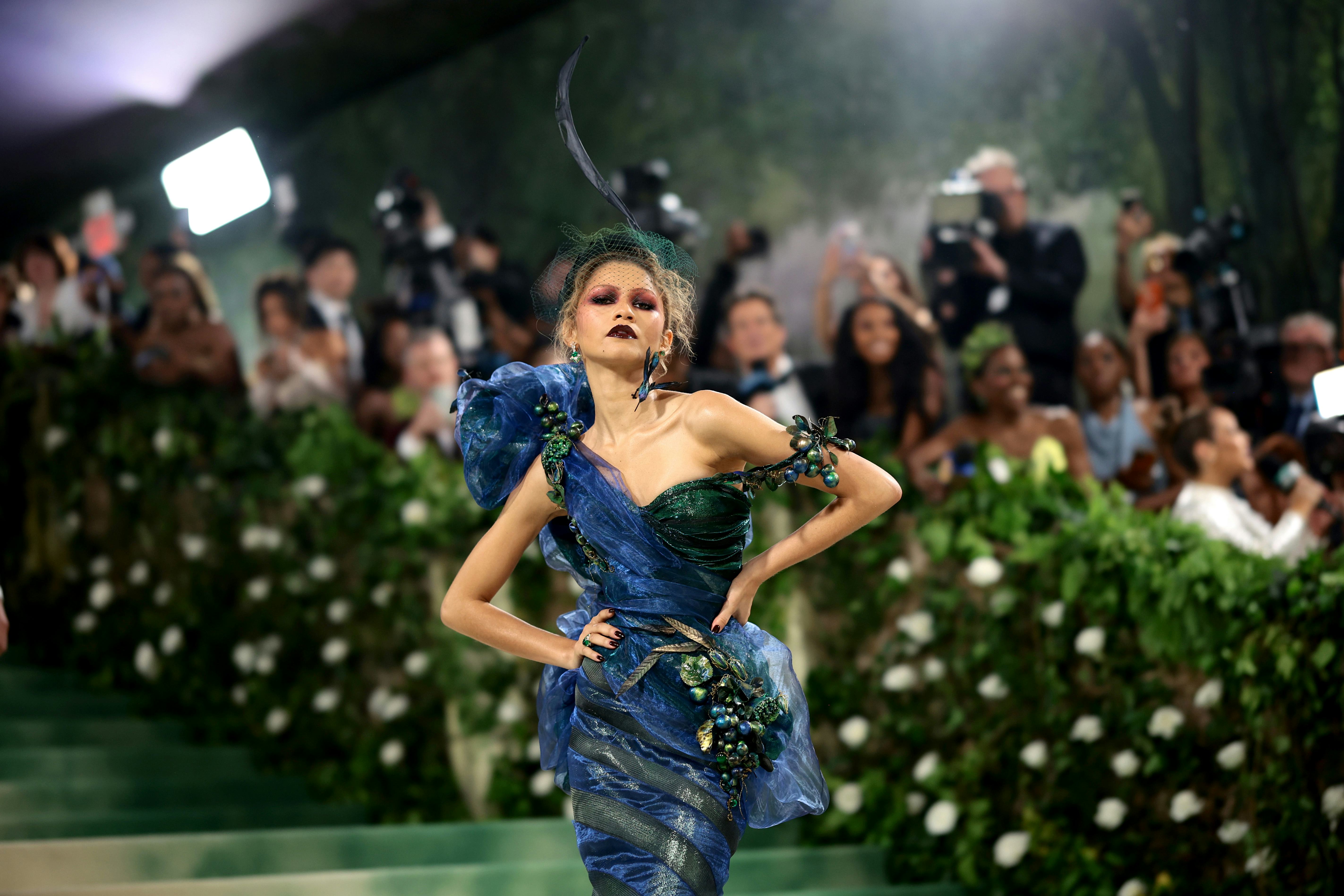 NEW YORK, NEW YORK - MAY 06: Zendaya attends The 2024 Met Gala Celebrating "Sleeping Beauties: Reawa...