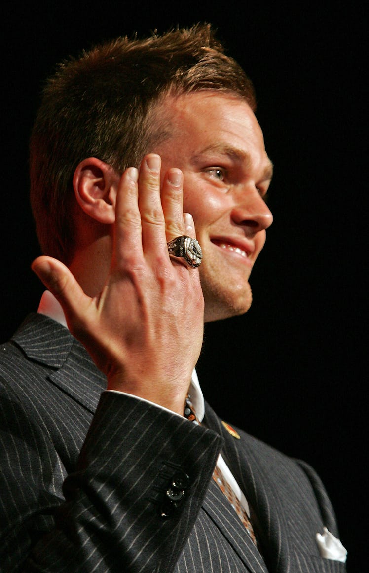 Nikki Glaser referenced the Gisele Bundchen divorce and Tom Brady's Super Bowl rings at his roast.