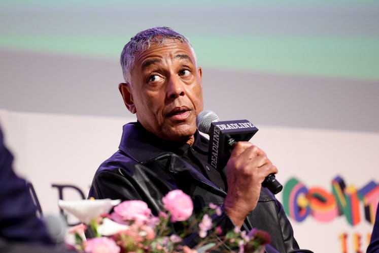Giancarlo Esposito speaks on a panel for "Parish" at Deadline Contenders Television 2024 held at the...