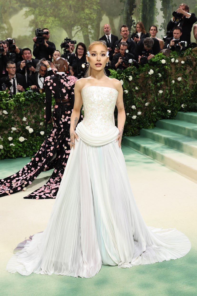 Ariana Grande was dressed by Loewe at the 2024 Met Gala.