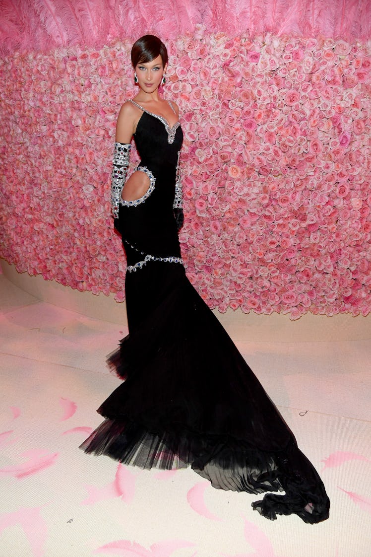 Bella Hadid attends The 2019 Met Gala Celebrating Camp: Notes on Fashion