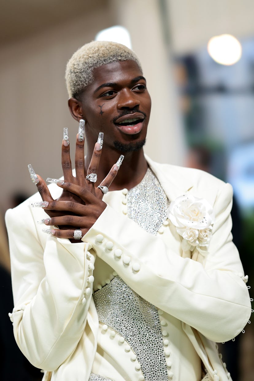 NEW YORK, NEW YORK - MAY 6: Lil Nas X attends the 2024 Met Gala Celebration "Sleeping Beauty: Rea...