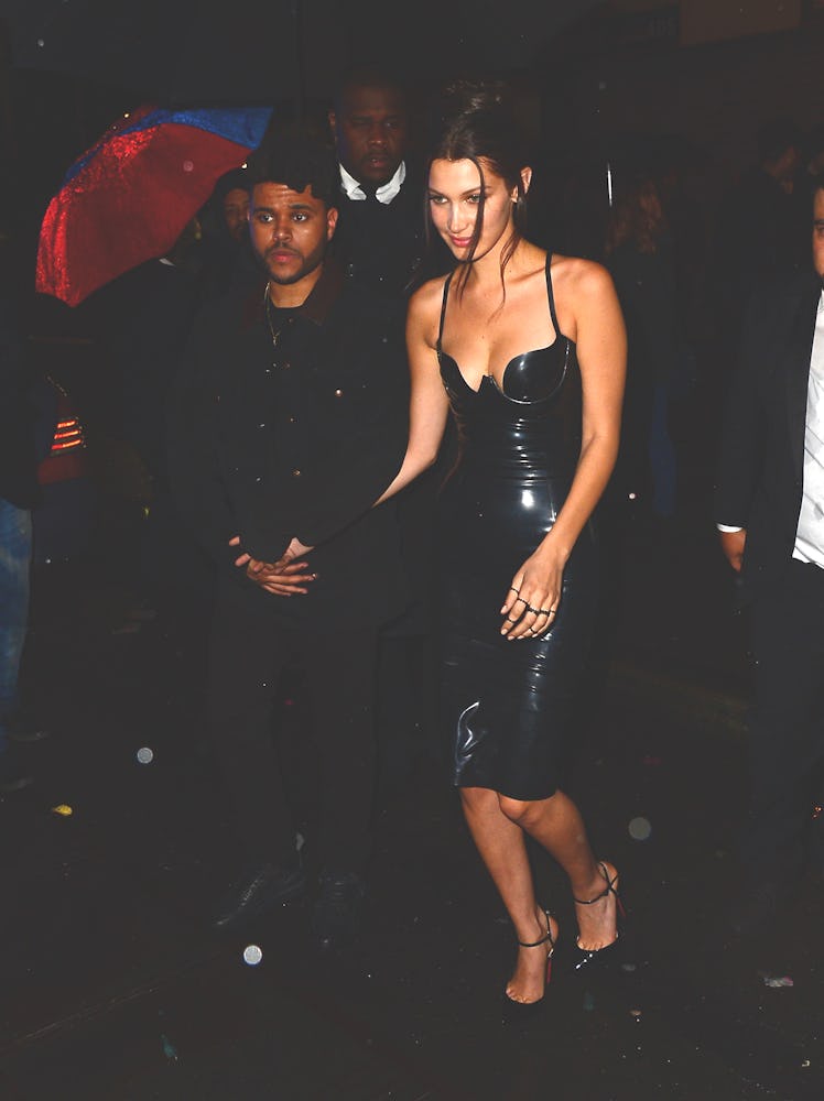 Bella Hadid, The Weeknd are seen coming out of Up and Down night Club 