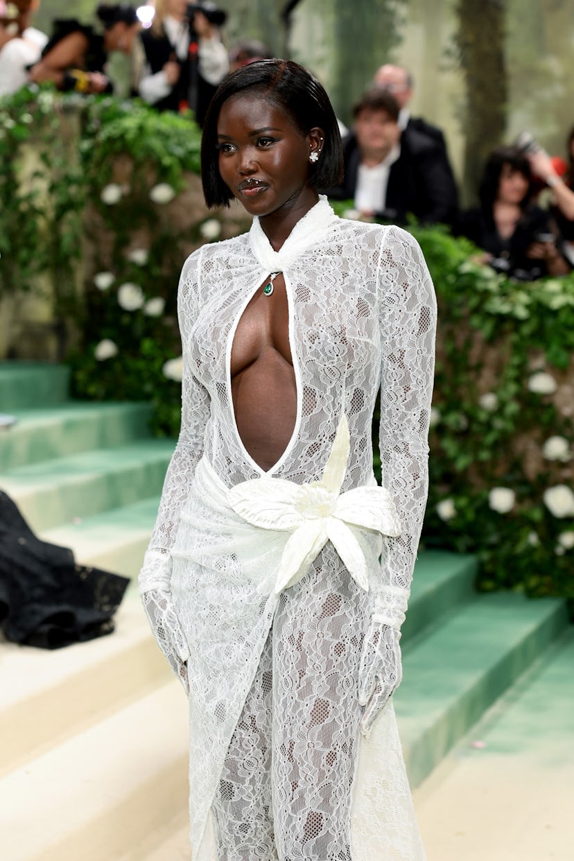 Adut Akech attends the 2024 Met Gala