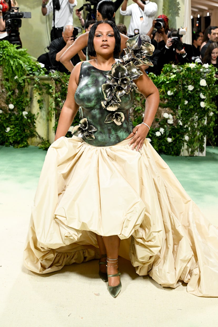 Paloma Elsesser at the 2024 Met Gala. Photo via Getty Images