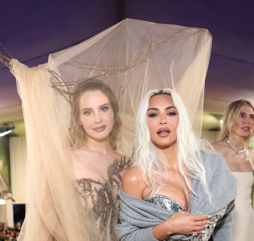 Kim Kardashian and Lana Del Rey at the 2024 Met Gala
