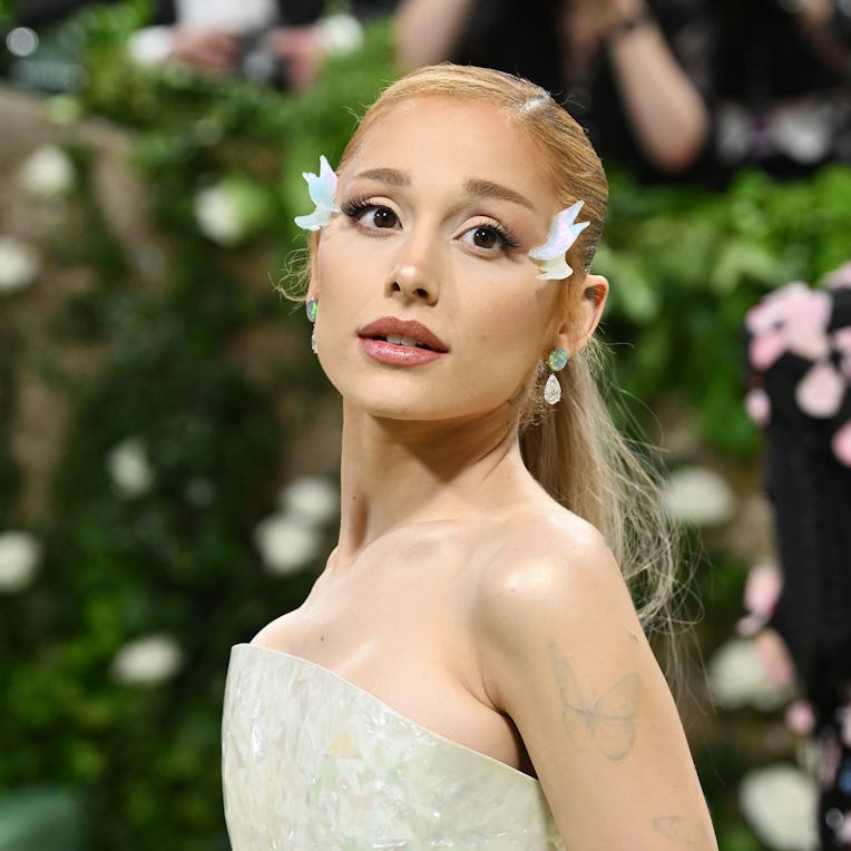 Ariana Grande at the 2024 Met Gala: "Sleeping Beauties: Reawakening Fashion" held at The Metropolita...