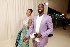 NEW YORK, NEW YORK - MAY 06: (L-R) Gabrielle Union and Dwyane Wade attend The 2024 Met Gala Celebrat...