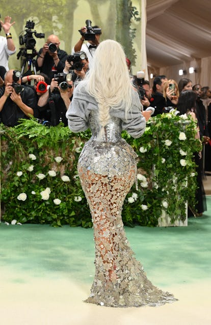 Kim Kardashian's 2024 Met Gala Look Is All About Foiled Florals