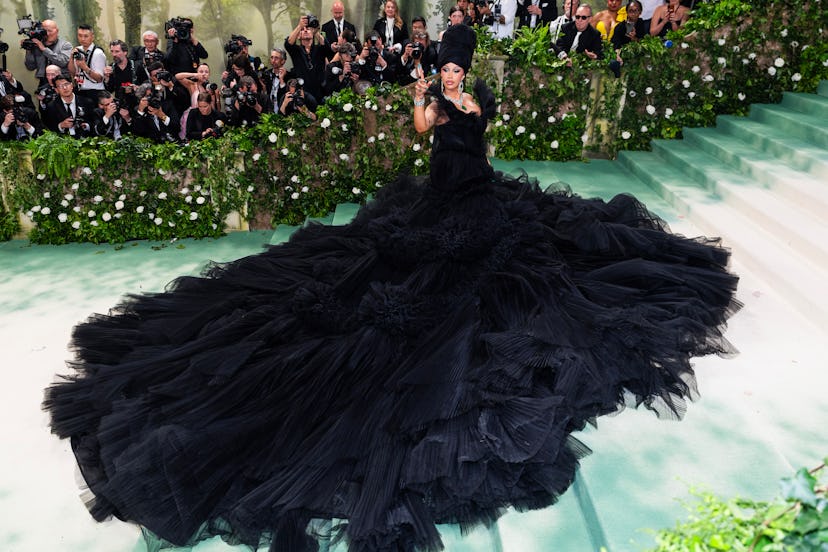 NEW YORK, NEW YORK - MAY 06: Cardi B attends the 2024 Met Gala celebrating "Sleeping Beauties: Reawa...