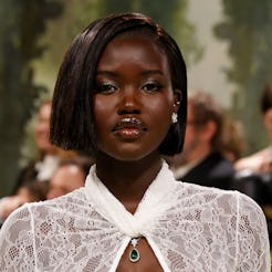NEW YORK, NEW YORK - MAY 06: Adut Akech attends the 2024 Costume Institute Benefit for "Sleeping Bea...