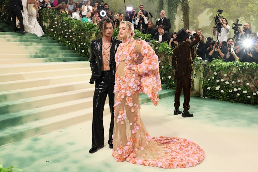 Chase Stokes and Kelsea Ballerini attend The 2024 Met Gala 