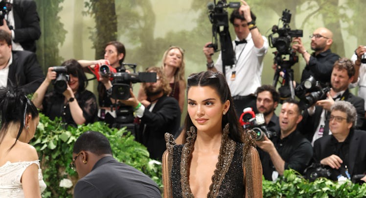 Kendall Jenner attends The 2024 Met Gala Celebrating "Sleeping Beauties: Reawakening Fashion" at The...