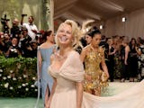 NEW YORK, NEW YORK - MAY 06: Pamela Anderson attends The 2024 Met Gala Celebrating "Sleeping Beautie...