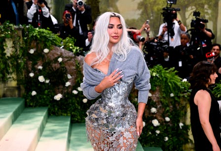 Kim Kardashian attending the Metropolitan Museum of Art Costume Institute Benefit Gala 2024 in New Y...