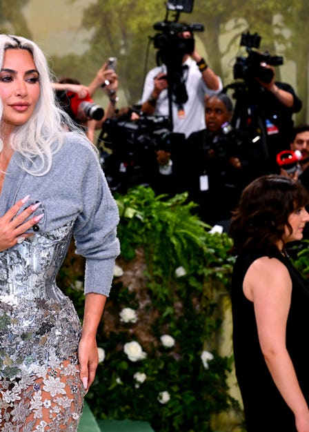 Kim Kardashian attending the Metropolitan Museum of Art Costume Institute Benefit Gala 2024 in New Y...