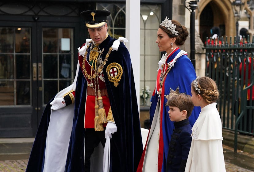 Kate Middleton and Prince William suffered a royal family mishap at King Charles' coronation day cer...