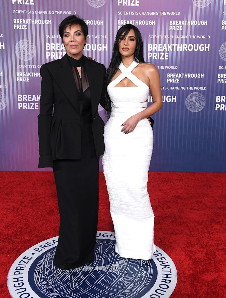 Kris Jenner and Kim Kardashian arrives at the 10th Annual Breakthrough Prize Ceremony at Academy Mus...