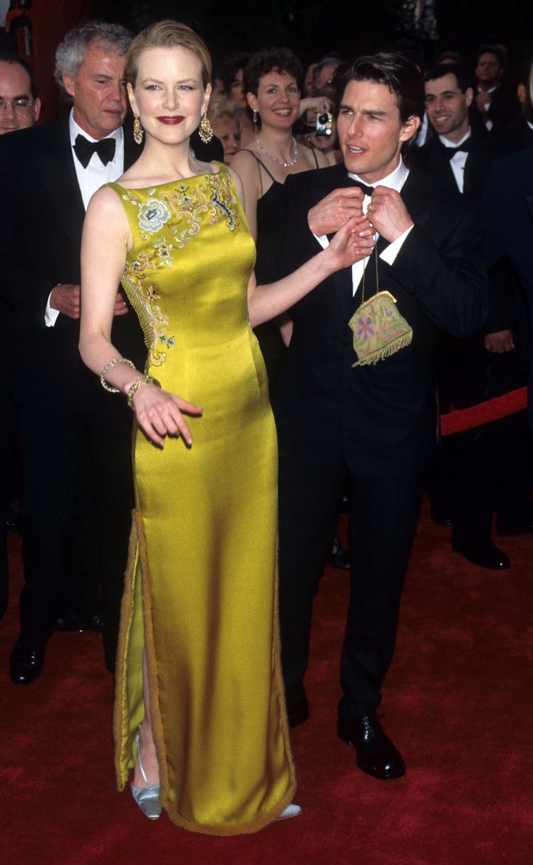 Nicole Kidman and Tom Cruise at the 1997 Academy Awards.