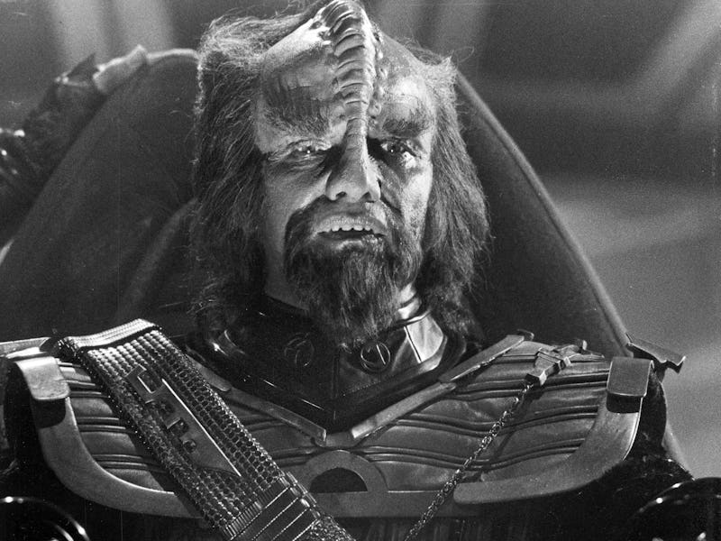 DECEMBER 7: An evil Klingon in a scene from the filming of the movie "Star Trek: The Motion Picture...