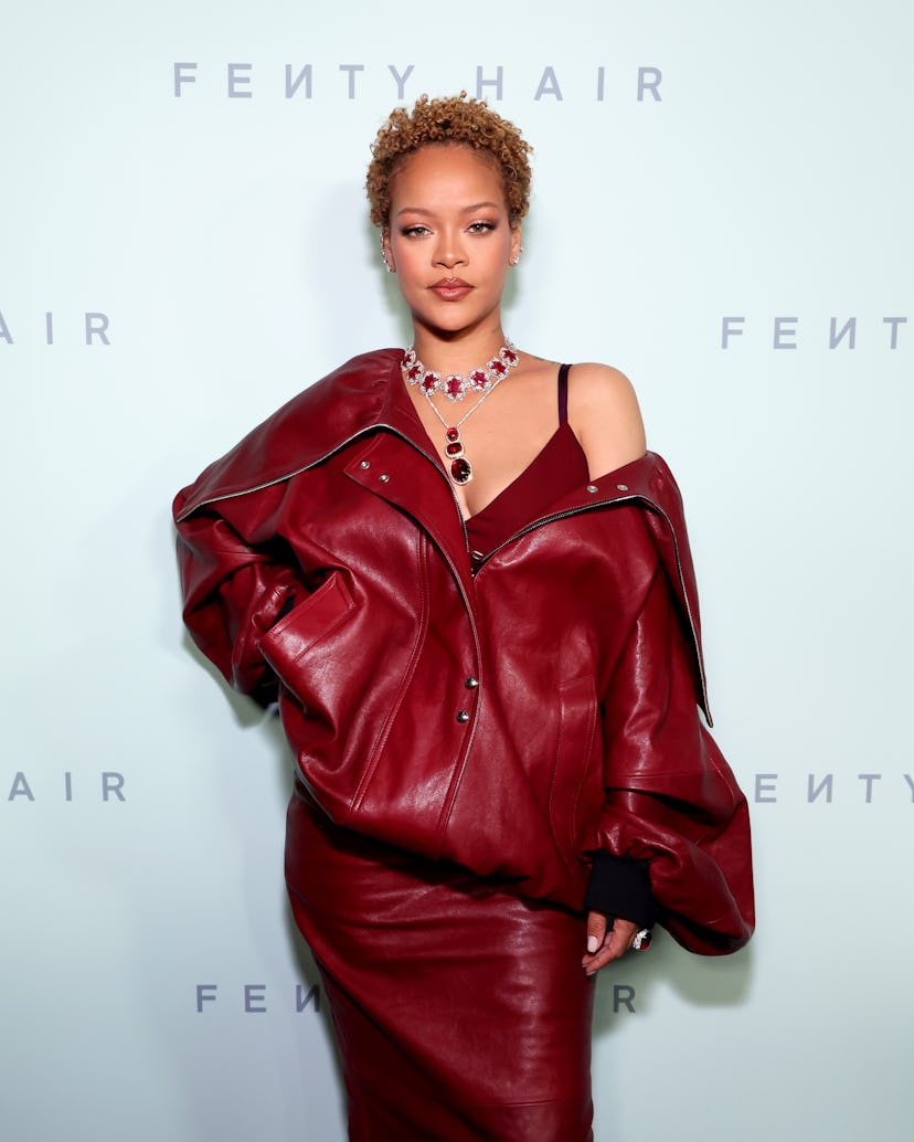 Rihanna celebrates Fenty Hair Brand Launch in LA at Nya Studios on June 10, 2024 in Los Angeles, Cal...