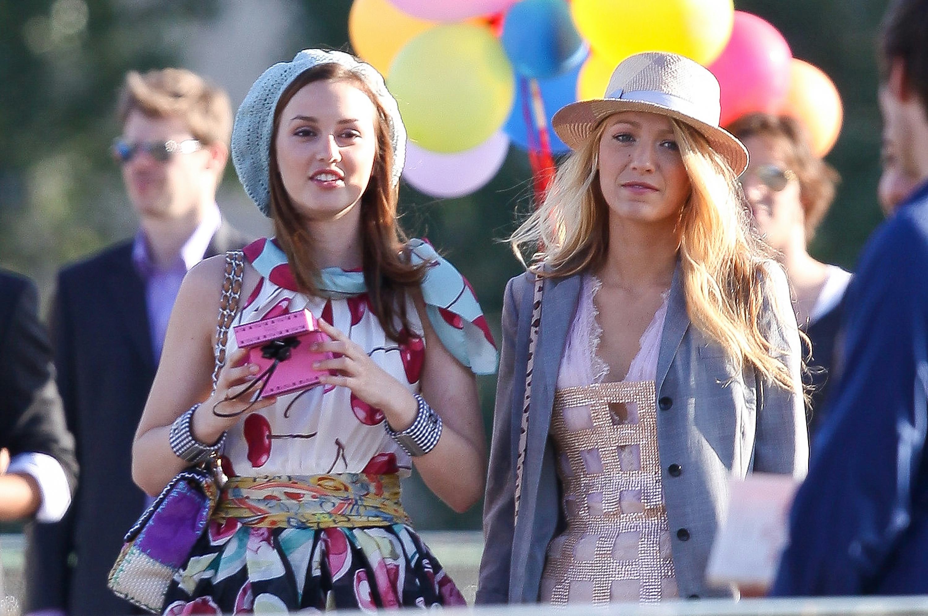 Leighton Meester and Blake Lively are sighted on location for &lsquo;Gossip Girl&rsquo; on July 5, 2010 in Paris&hellip;