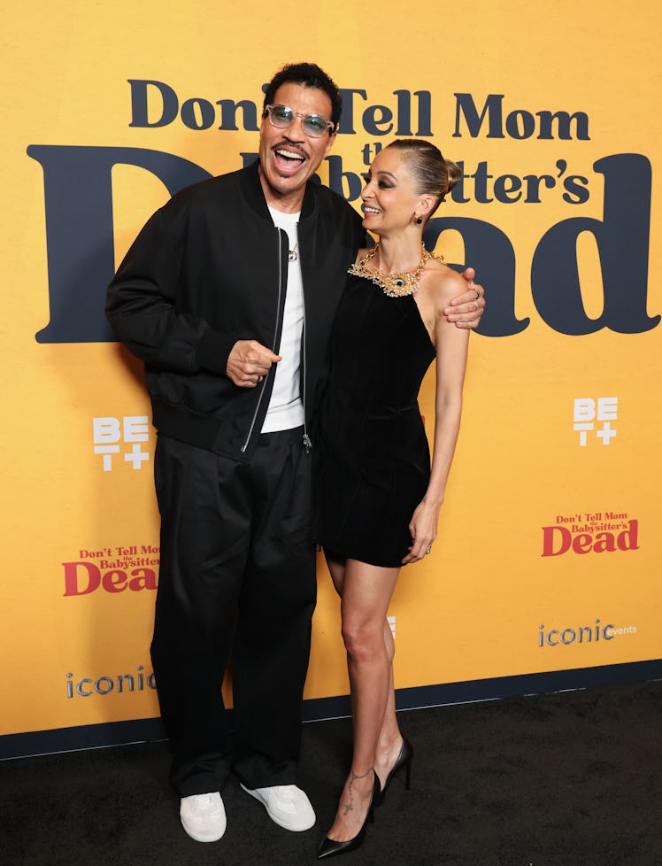 Lionel Richie and Nicole Richie attend the Los Angeles premiere of "Don't Tell Mom the Babysitter's ...