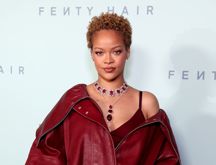 LOS ANGELES, CALIFORNIA - JUNE 10: Rihanna celebrates Fenty Hair Brand Launch in LA at Nya Studios o...