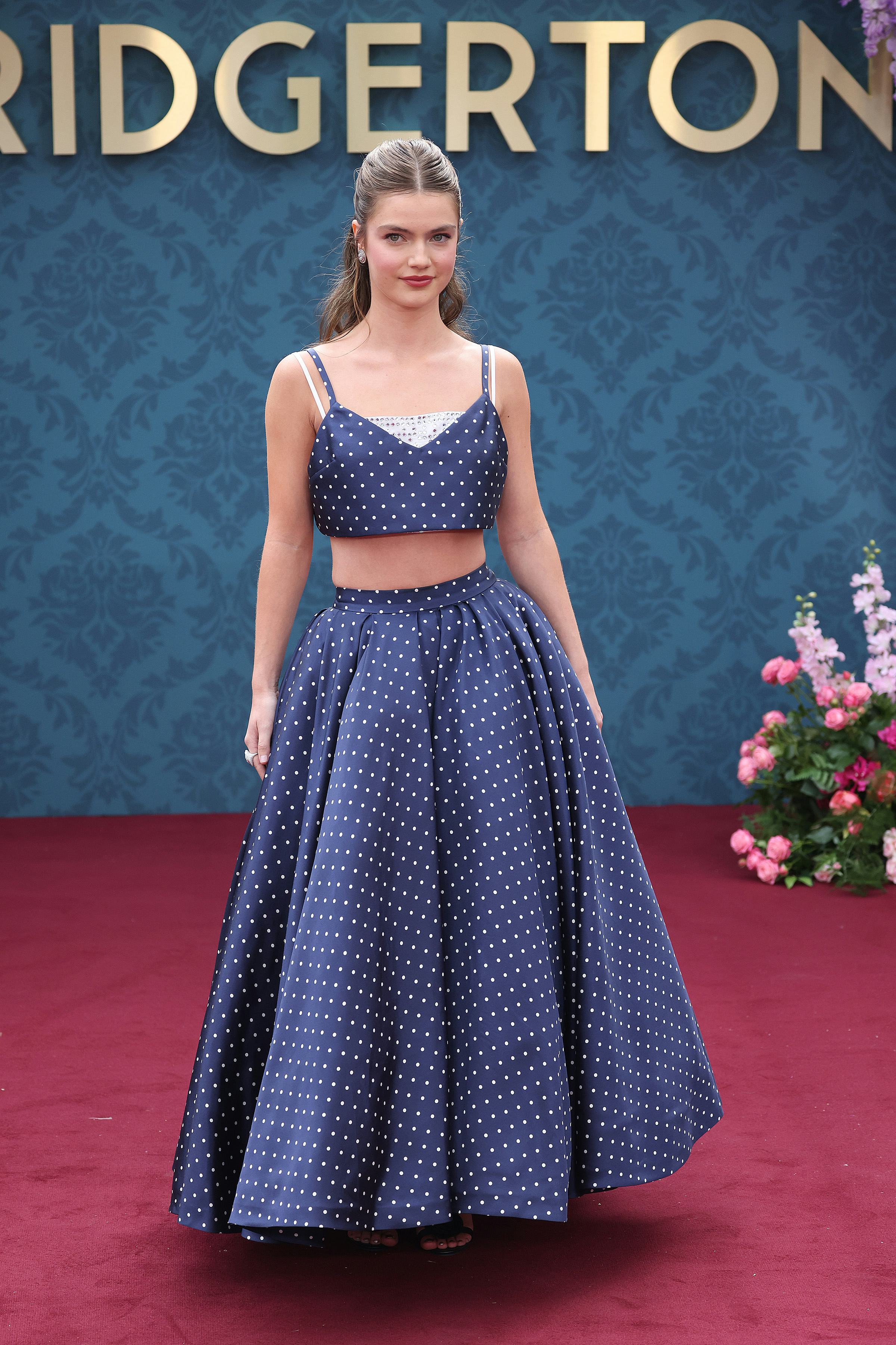 Florence Hunt attends the &ldquo;Bridgerton&rdquo; Season Part 3 - two special screening at the Odeon Luxe Leice&hellip;