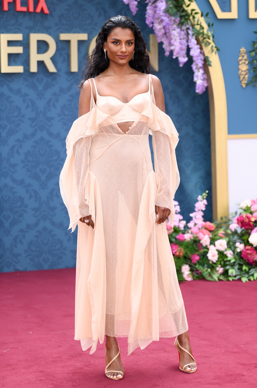 Simone Ashley attends the “Bridgerton” Season 3 Part Two special screening at the Odeon Luxe Leicest…