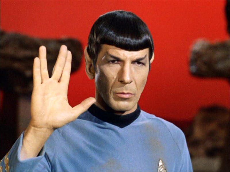 LOS ANGELES - SEPTEMBER 15: Leonard Nimoy as Mr. Spock  in "Star Trek: The Original Series" episode ...