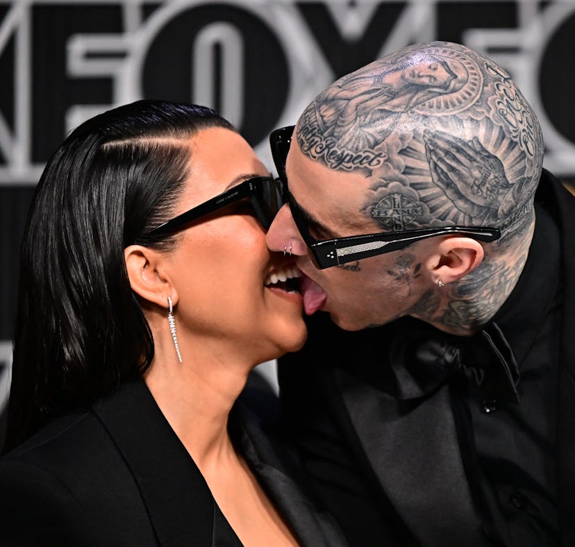Kourtney Kardashian and Travis Barker