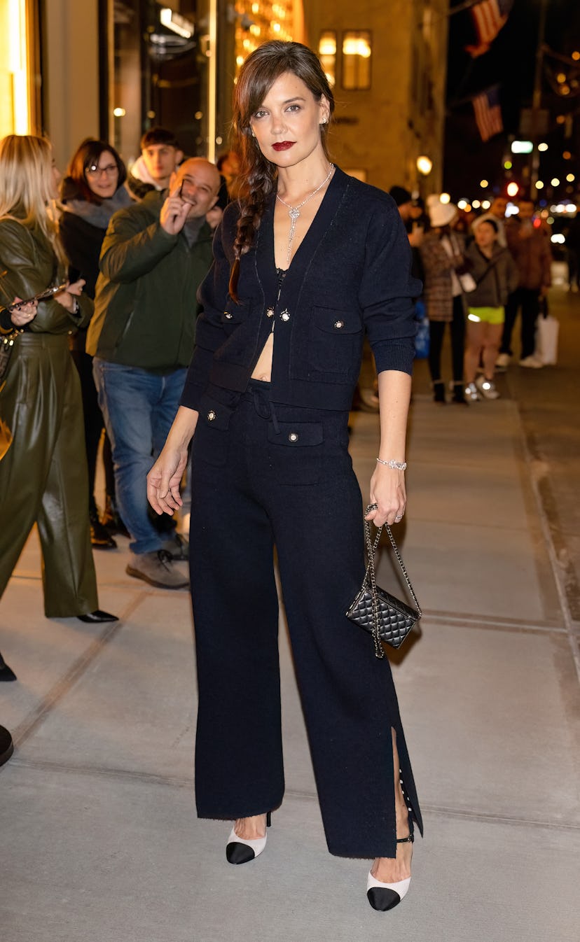 Katie Holmes CHANEL Dinner Watches & Fine Jewelry Fifth Avenue Flagship Boutique Opening 2024