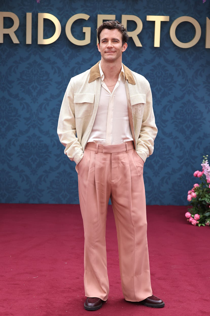 Luke Thompson attends the “Bridgerton” Season 3 - Part Two special screening at the Odeon Luxe Leice…