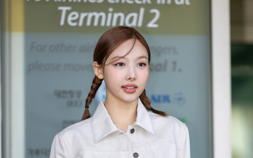 INCHEON, SOUTH KOREA - March 04: Nayeon of TWICE is seen leaving Incheon International Airport on Ma...