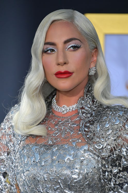 Lady Gaga silver hair