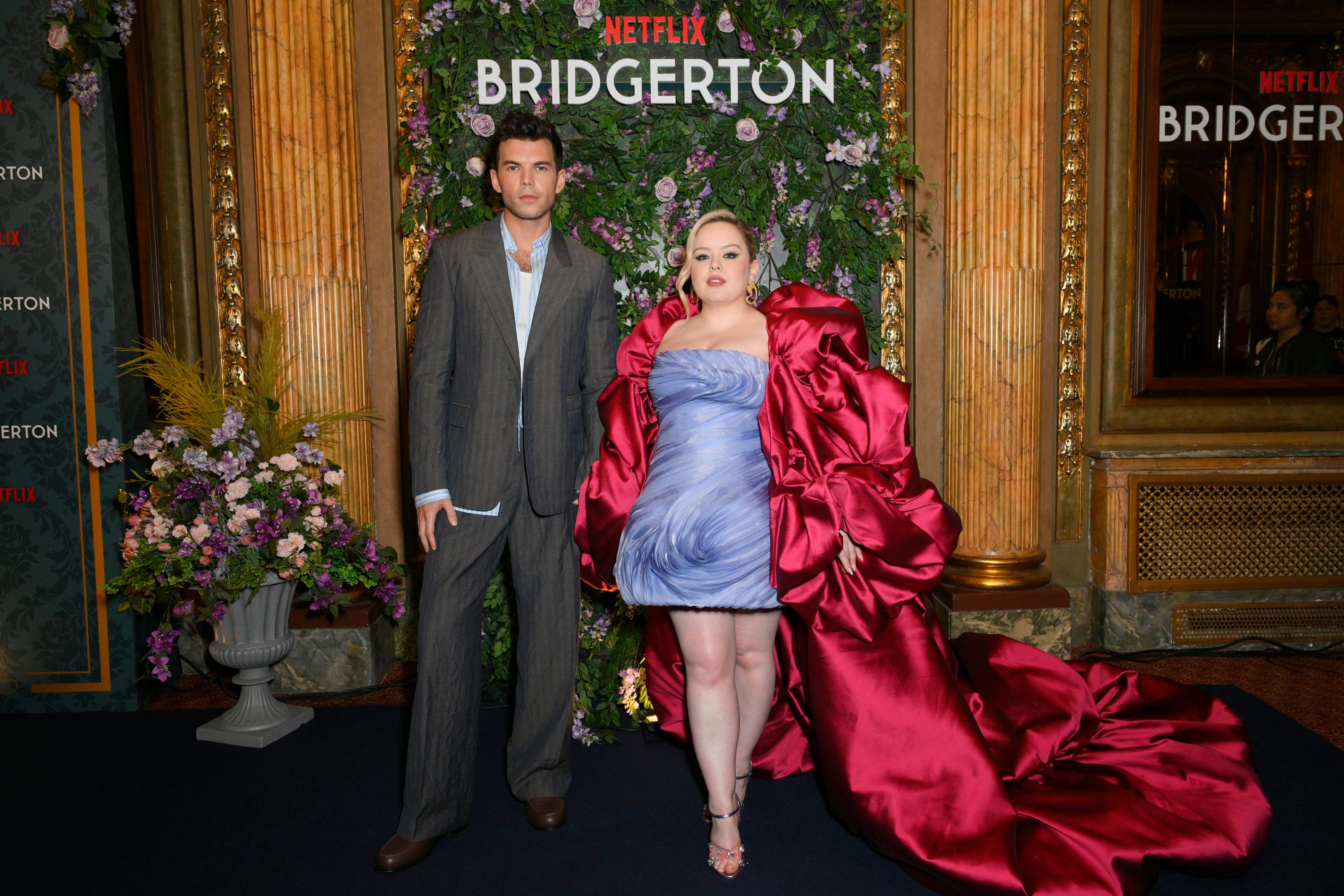 Luke Newton and Nicola Coughlan talked about Bridgerton Season 4.