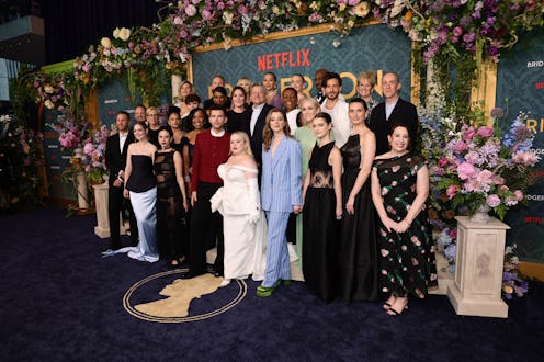 A BTS video of the Bridgerton cast shows them singing along to Taylor Swift.