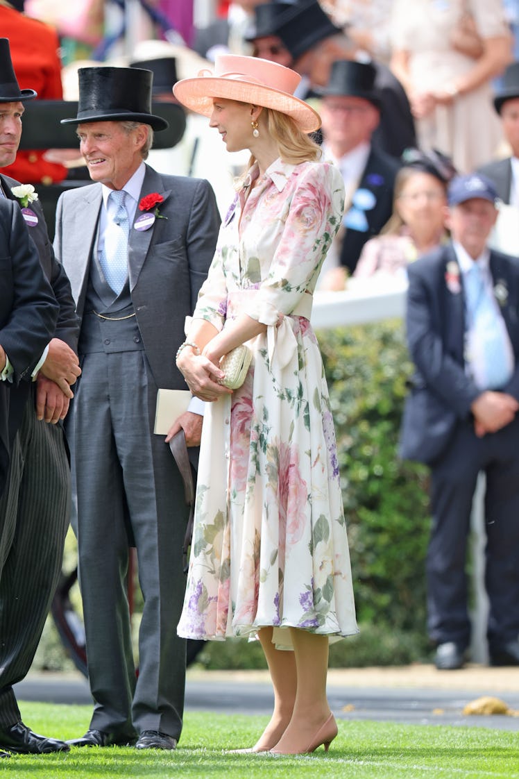 Charles Wellesley 9th Duke of Wellington and Lady Gabriella Kingston attend day one of Royal Ascot 2...