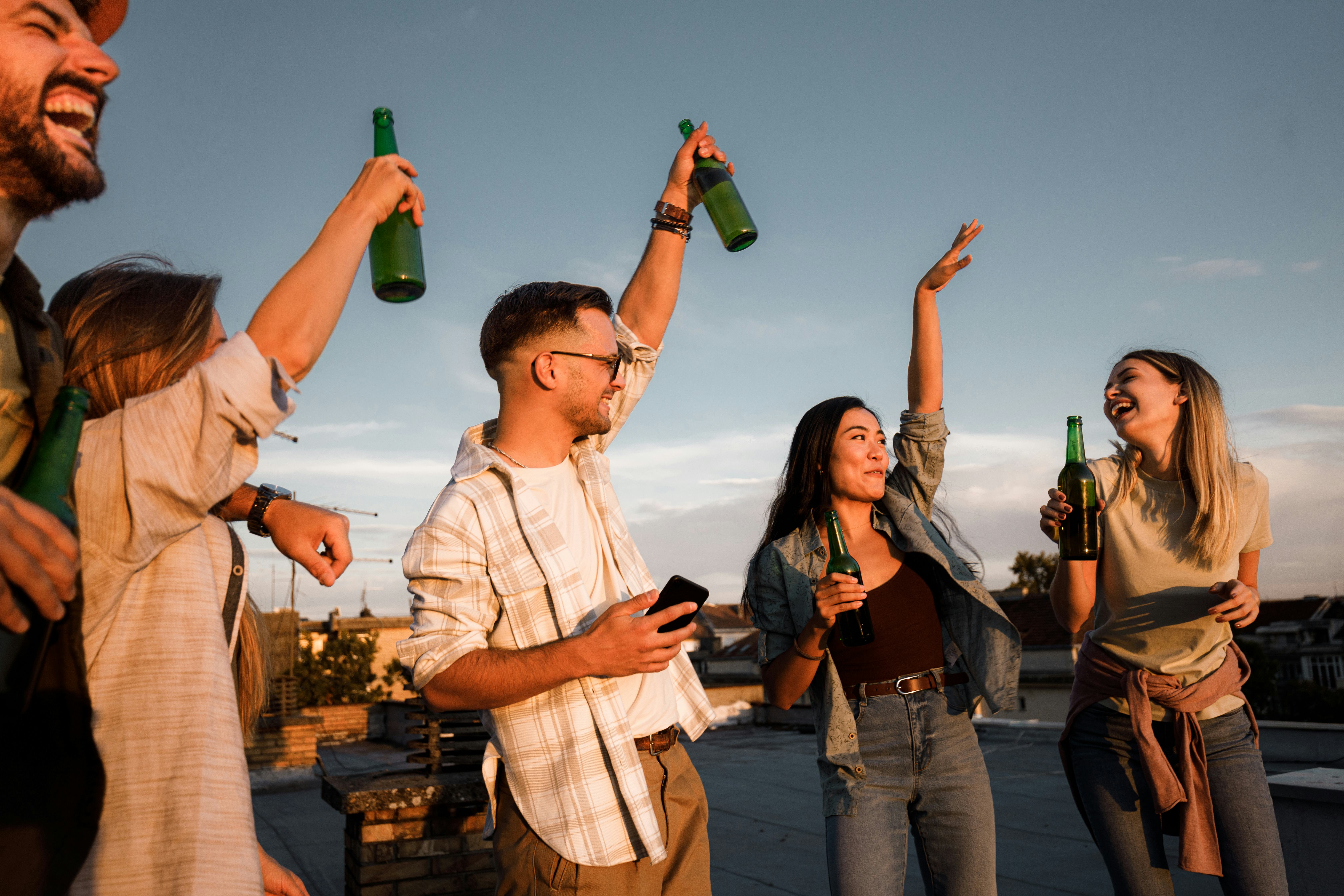 Play one of these 40 fun drinking games at your next birthday party.