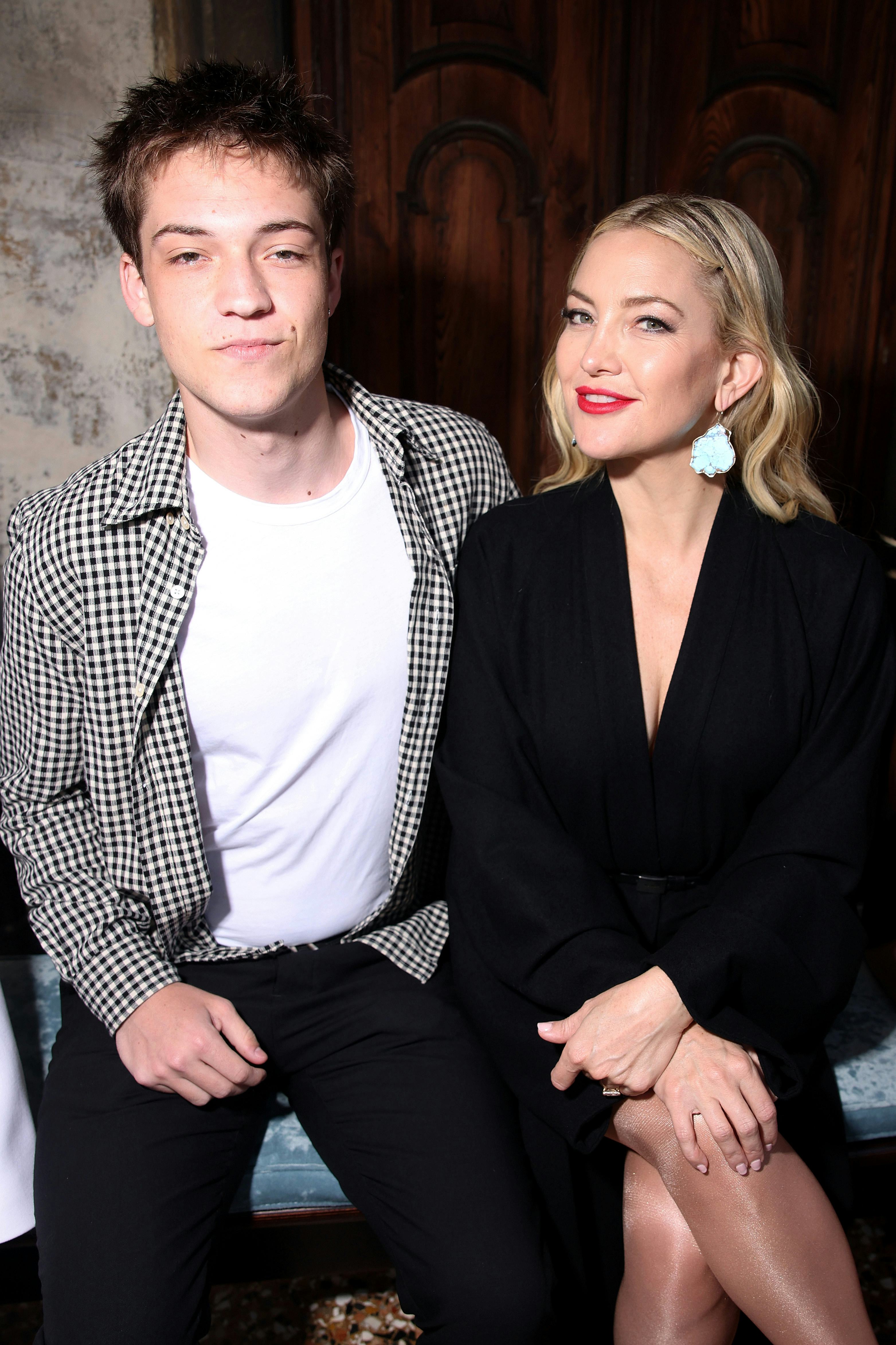 Ryder Robinson and Kate Hudson attend the Max Mara Resort 2025 at Piazza San Marco on June 11, 2024 &hellip;