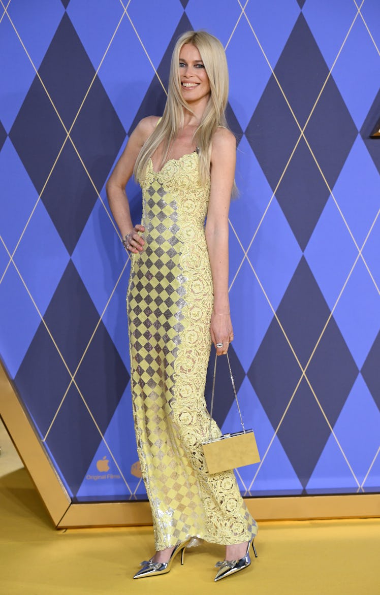 Claudia Schiffer attends the World Premiere of "Argylle" at the Odeon Luxe Leicester Square on Janua...