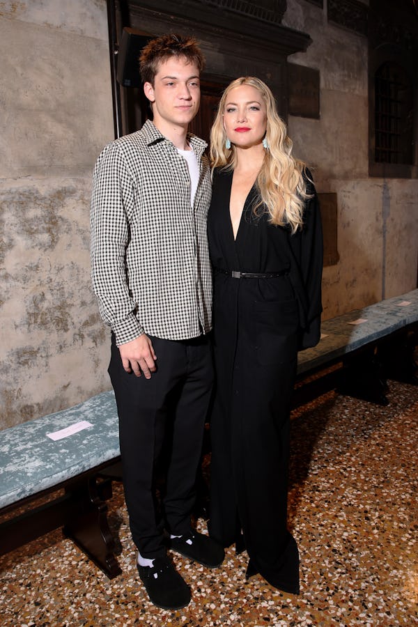 Ryder Robinson and Kate Hudson attend the Max Mara Resort 2025 at Piazza San Marco on June 11, 2024 …
