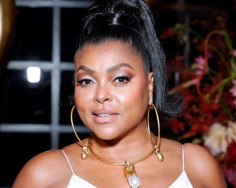 LOS ANGELES, CALIFORNIA - OCTOBER 12: Taraji P. Henson, wearing Schiaparelli, is seen as Neiman Marc...